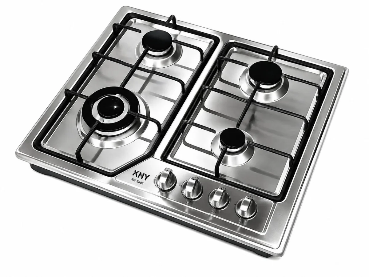 4-Plate Gas Stove Top Built-In